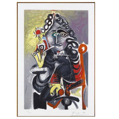 Pablo Picasso 1968 Le Cavalier Mousquetaire a la Pipe