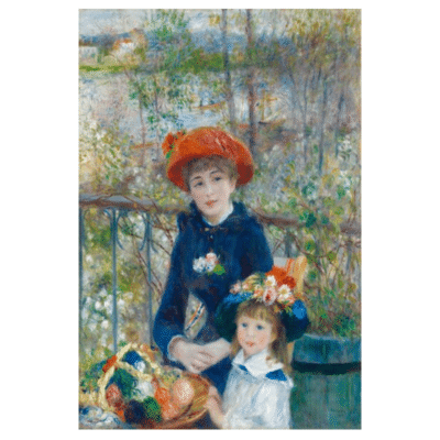 Pierre Auguste Renoir 1881 Two Sisters On the Terrace