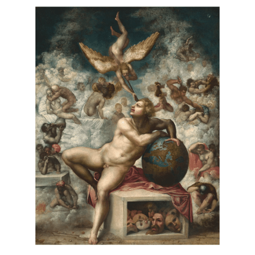 Paintings by Michelangelo Printed on Canvas - Image 4