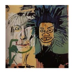 Two Heads by Jean-Michel Basquiat 1982