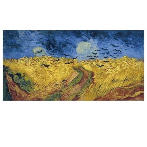 Wheatfield with Crows by Vincent van Gogh Printed on Canvas - Image 4