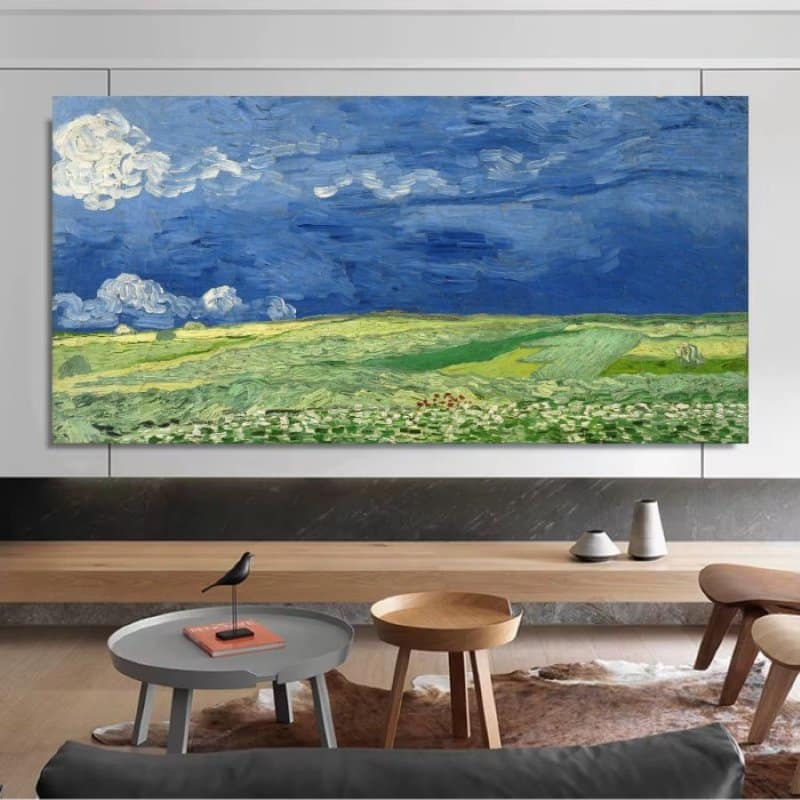 Wheatfield under Thunderclouds by Vincent van Gogh 1890