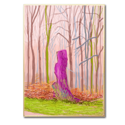 David Hockney 2011 The Arrival of Spring in Woldgate 2