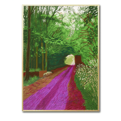 David Hockney 2011 The Arrival of Spring in Woldgate 6