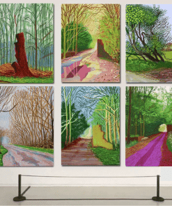 David Hockney 2011 The Arrival of Spring in Woldgate East Yorkshire