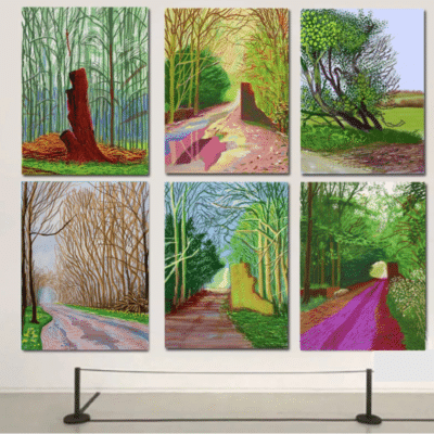 David Hockney 2011 The Arrival of Spring in Woldgate East Yorkshire