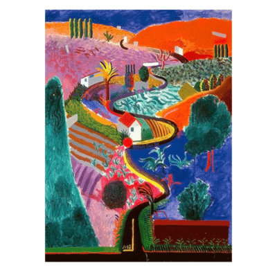 Nichols Canyon by David Hockney 1980