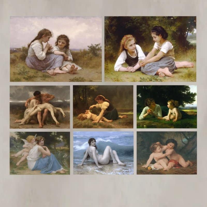 Paintings by William-Adolphe Bouguereau