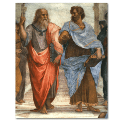 Plato and Aristotle in The School of Athens