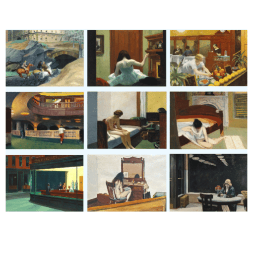 Artworks by Edward Hopper Printed on Canvas - Image 2