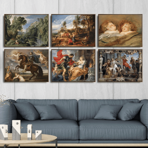 Paintings by Peter Paul Rubens Printed on Canvas - Image 3