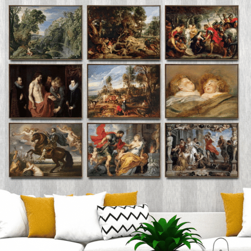 Paintings by Peter Paul Rubens Printed on Canvas - Image 2