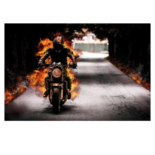 Cool Motorcycle Pictures and Artworks Printed on Canvas - Image 8