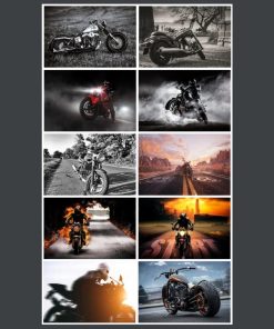 Cool Motorcycle Pictures and Artworks Printed on Canvas