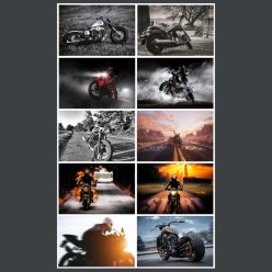 Cool Motorcycle Pictures and Artworks Printed on Canvas