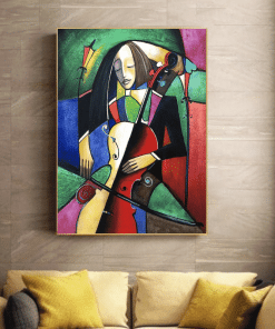 Instrumentalist Abstract Colorful Painting