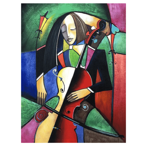 Instrumentalist Abstract Colorful Painting 2