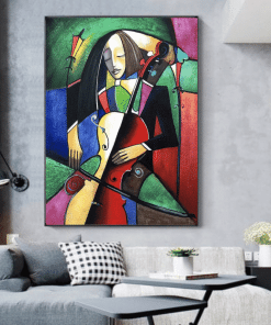 Instrumentalist Abstract Colorful Painting