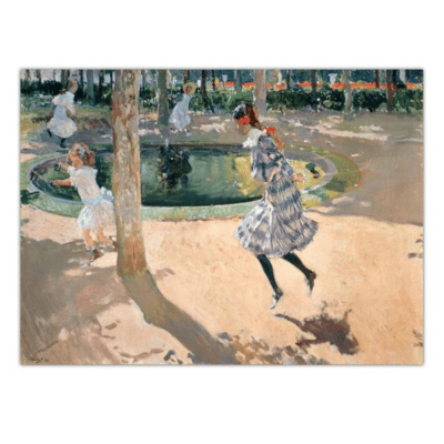 Joaqun Sorolla 1907 Skipping rope at La Granja