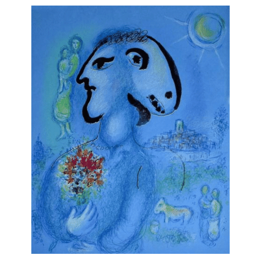 Paintings by Marc Chagall Artworks Printed on Canvas - Image 12