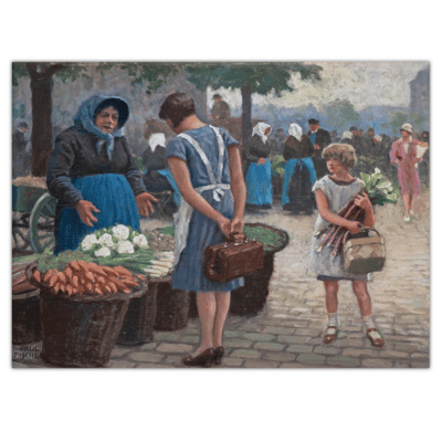 Paul Gustav Fischer At the Market