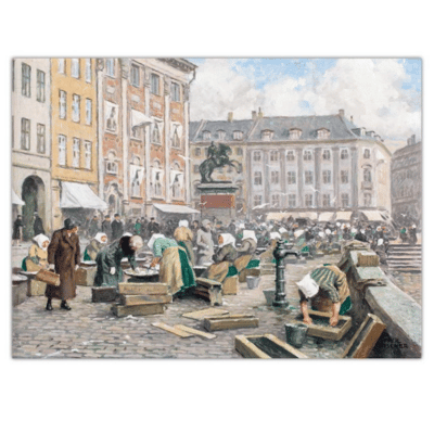 Paul Gustav Fischer Fishing Madames at Gammel Strand