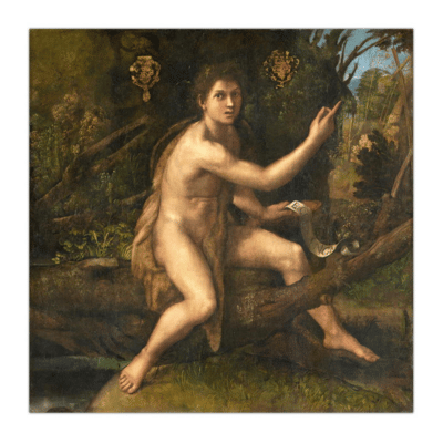 Raphael 1516 St. John the Baptist in the Wilderness