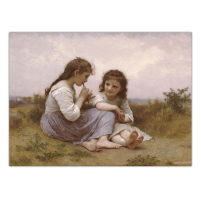 William Adolphe Bouguereau 1900 A Childhood Idyll