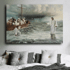 Christ Walking On Water Painting Printed on Canvas