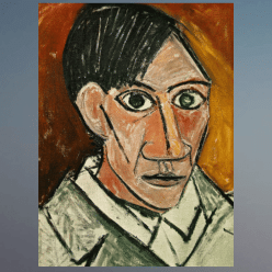 Pablo Picasso 1907 Self-portrait