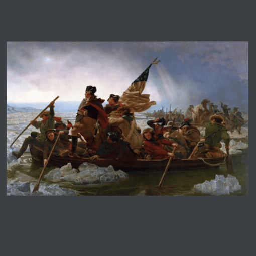 Washington Crossing the Delaware by Emanuel Leutze Printed on Canvas - Image 2