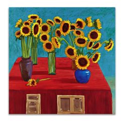 David Hockney 1996, 30 Sunflowers