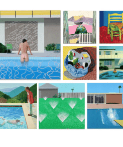 Great Paintings by David Hockney Printed on Canvas