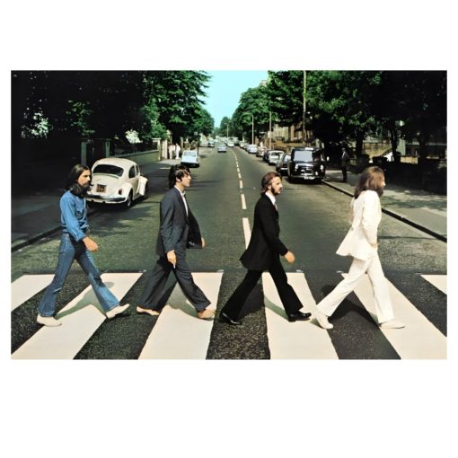 The Beatles on The Abbey Road & On The Roof of Apple Building Printed on Canvas - Image 2