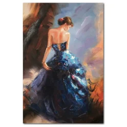 Elegant Painting of Dancing Woman