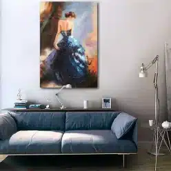 Elegant Painting of Dancing Woman 5