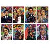 Graffiti Artworks of the Godfather and James Bond Actors Printed on Canvas