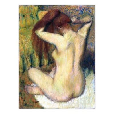 Edgar Degas 1890 Woman Combing Her Hair