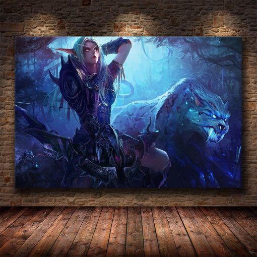 The World of Warcraft Game Wall Art Printed on Canvas - Image 17