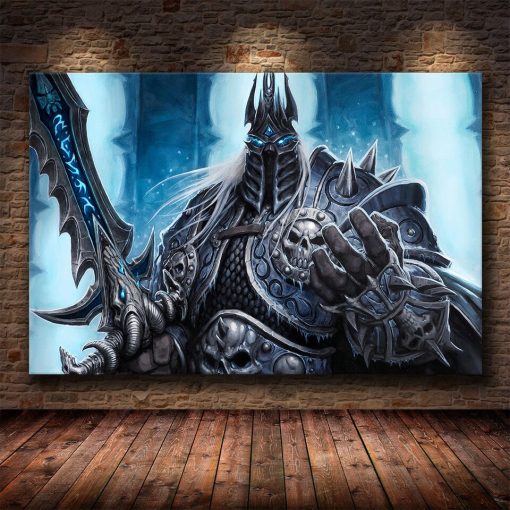 The World of Warcraft Game Wall Art Printed on Canvas - Image 2