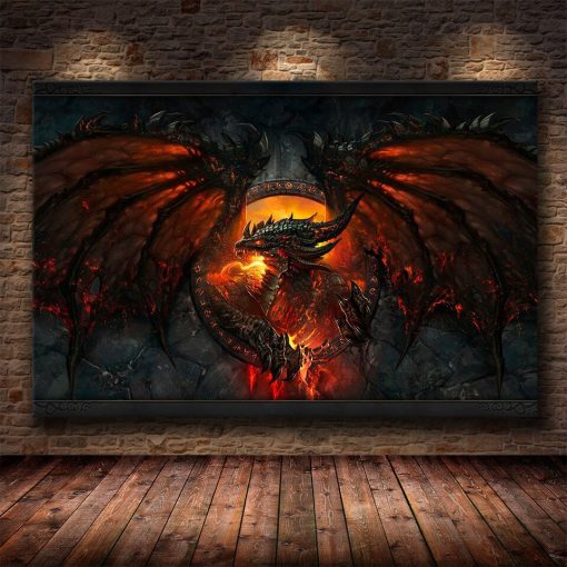 The World of Warcraft Game Wall Art Printed on Canvas - Image 23