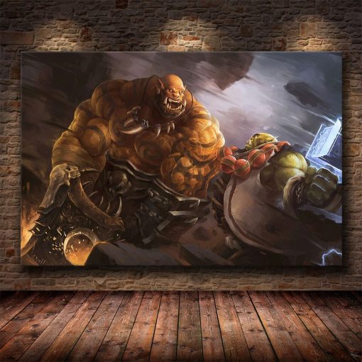 The World of Warcraft Game Wall Art Printed on Canvas - Image 29