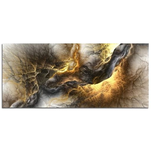 Colorful Abstract Cloud Painting Printed on Canvas - Image 10