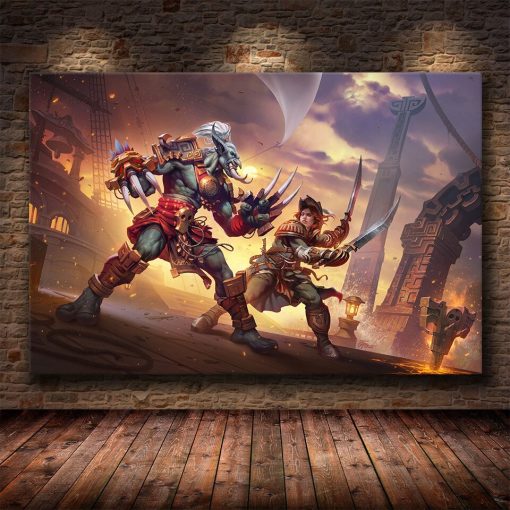 The World of Warcraft Game Wall Art Printed on Canvas - Image 13