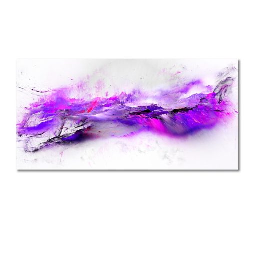 Colorful Abstract Cloud Painting Printed on Canvas - Image 9