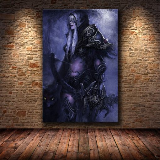 The World of Warcraft Game Wall Art Printed on Canvas - Image 5