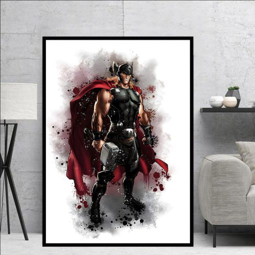 Marvel Avengers Artworks Printed on Canvas - Image 8