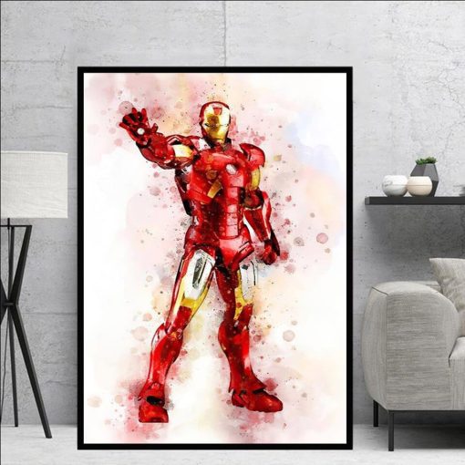 Marvel Avengers Artworks Printed on Canvas - Image 23