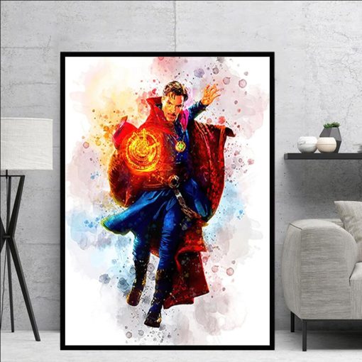 Marvel Avengers Artworks Printed on Canvas - Image 17