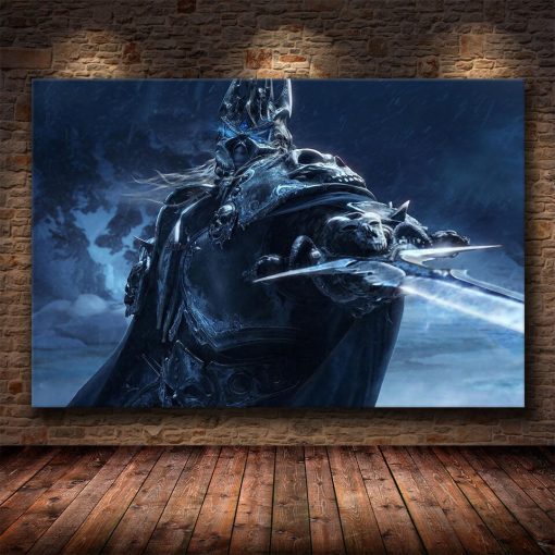 The World of Warcraft Game Wall Art Printed on Canvas - Image 27